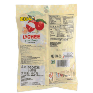 EGO Lychee Fruit Candy 30 x 5.29 Oz