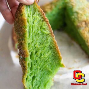 Frozen Pandan Honeycomb Cake Coconut Filling Banh Bo La Dua Nhan Dua 12 x 16 Oz 1